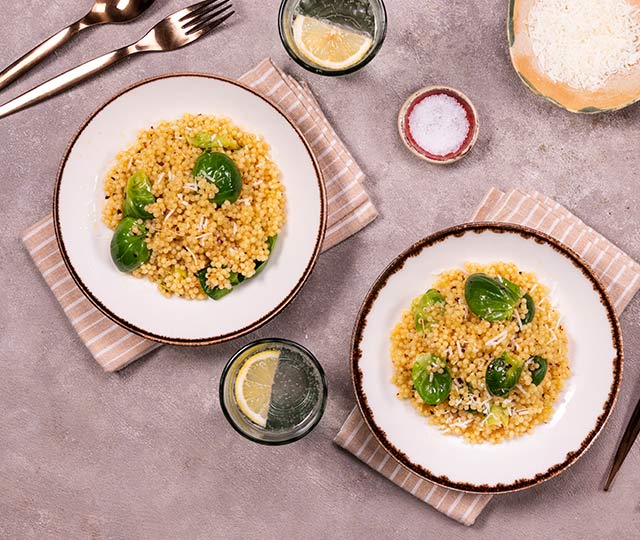 Bürksel Lahanası ve kargı tulum peynirli kuskus